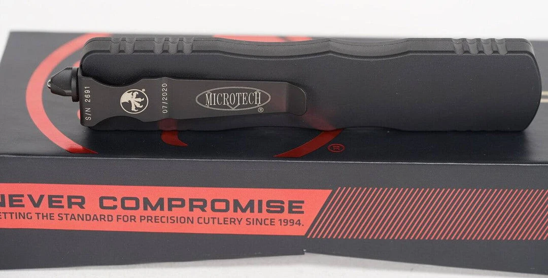 Microtech 227-1 DLCT Dirac Delta Black DLC Double Edge Dagger (USA) All Knife Brands 4 Microtech 227-1 DLCT Dirac Delta Black DLC Double Edge Dagger (USA) All Knife Brands