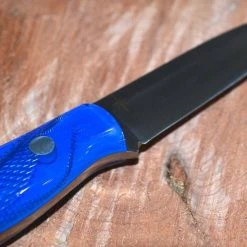 BARK RIVER KNIVES Bark River Aurora CPM 3V Knife Blue Cyclone Handles (USA) 7 BARK RIVER KNIVES Bark River Aurora CPM 3V Knife Blue Cyclone Handles (USA)