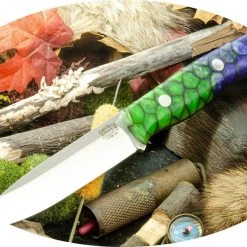 BARK RIVER KNIVES Bark River Aurora Knife CPM 3V Mystic Dragon Scale Handles (USA)