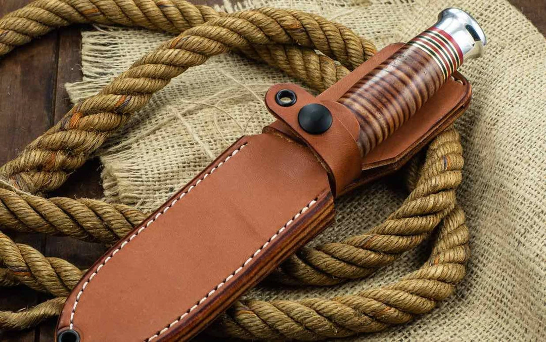 BARK RIVER KNIVES Bark River Canoe Knife CruWear Hellfire Maple Burl (USA) 2 BARK RIVER KNIVES Bark River Canoe Knife CruWear Hellfire Maple Burl (USA)