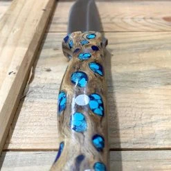 BARK RIVER KNIVES Bark River Gunny CPM 3V Knife W/ Blue Cholla Cactus - Turquoise 9 BARK RIVER KNIVES Bark River Gunny CPM 3V Knife W/ Blue Cholla Cactus - Turquoise