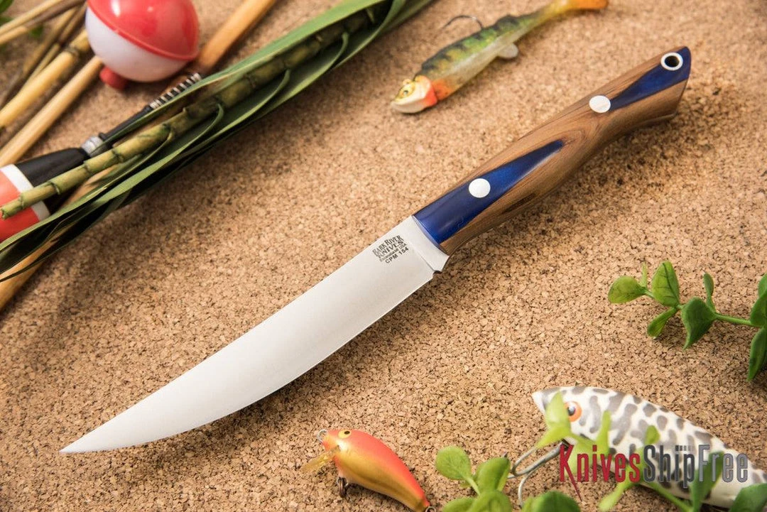 Bark River Knives: Kalahari Mini-Sportsman CPM 154 Blue Texas Fencepost 1 Bark River Knives: Kalahari Mini-Sportsman CPM 154 Blue Texas Fencepost