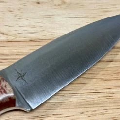 BARK RIVER KNIVES Bark River Mini-Aurora CPM 3V Knife Red & Natural #3 Elder Burl (USA)