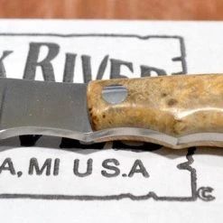 BARK RIVER KNIVES Bark River Mini Canadian CPM 3V Knife Natural Elder Burl #1 (USA) 6 BARK RIVER KNIVES Bark River Mini Canadian CPM 3V Knife Natural Elder Burl #1 (USA)