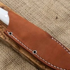 BARK RIVER KNIVES Bark River Mountaineer II Knife CruWear Black Burlap Micarta (USA) 7 BARK RIVER KNIVES Bark River Mountaineer II Knife CruWear Black Burlap Micarta (USA)