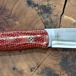 BARK RIVER KNIVES Bark River Ultralite Bushcrafter CPM 3V Firedog Micarta Black Liners Mosaic Pins 7 BARK RIVER KNIVES Bark River Ultralite Bushcrafter CPM 3V Firedog Micarta Black Liners Mosaic Pins