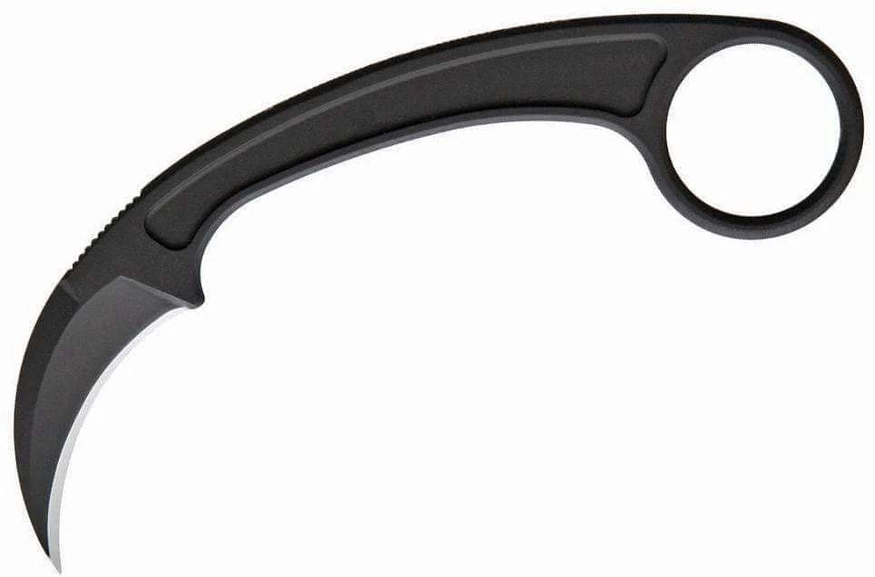 BASTINELLI CREATIONS All Knife Brands Bastinelli PiKa Fixed 1.65" Black Cerakote N690CO Hawkbill Blade 1 BASTINELLI CREATIONS All Knife Brands Bastinelli PiKa Fixed 1.65" Black Cerakote N690CO Hawkbill Blade