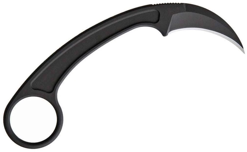 BASTINELLI CREATIONS All Knife Brands Bastinelli PiKa Fixed 1.65" Black Cerakote N690CO Hawkbill Blade 2 BASTINELLI CREATIONS All Knife Brands Bastinelli PiKa Fixed 1.65" Black Cerakote N690CO Hawkbill Blade