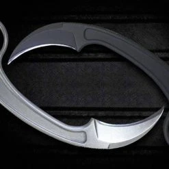 BASTINELLI CREATIONS All Knife Brands Bastinelli PiKa Fixed 1.65" Black Cerakote N690CO Hawkbill Blade 12 BASTINELLI CREATIONS All Knife Brands Bastinelli PiKa Fixed 1.65