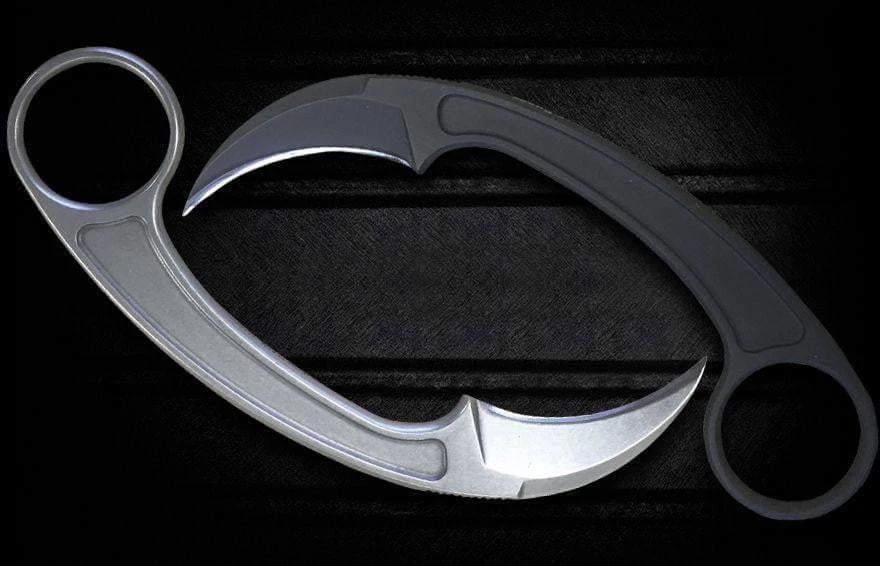 BASTINELLI CREATIONS All Knife Brands Bastinelli PiKa Fixed 1.65" Black Cerakote N690CO Hawkbill Blade 6 BASTINELLI CREATIONS All Knife Brands Bastinelli PiKa Fixed 1.65" Black Cerakote N690CO Hawkbill Blade