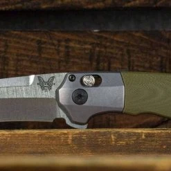 Benchmade 496 Vector Knife OD Green G-10 (3.6" Satin)