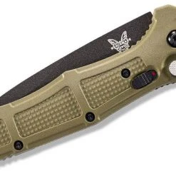 Benchmade Claymore Auto Folding Knife 9070SBK-1 CPM-D2 Ranger Green Grivory Handles