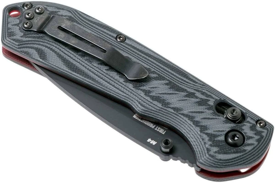 Benchmade Freek AXIS Knife Black/Red G-10 (3.6") 560BK-1 2 Benchmade Freek AXIS Knife Black/Red G-10 (3.6") 560BK-1