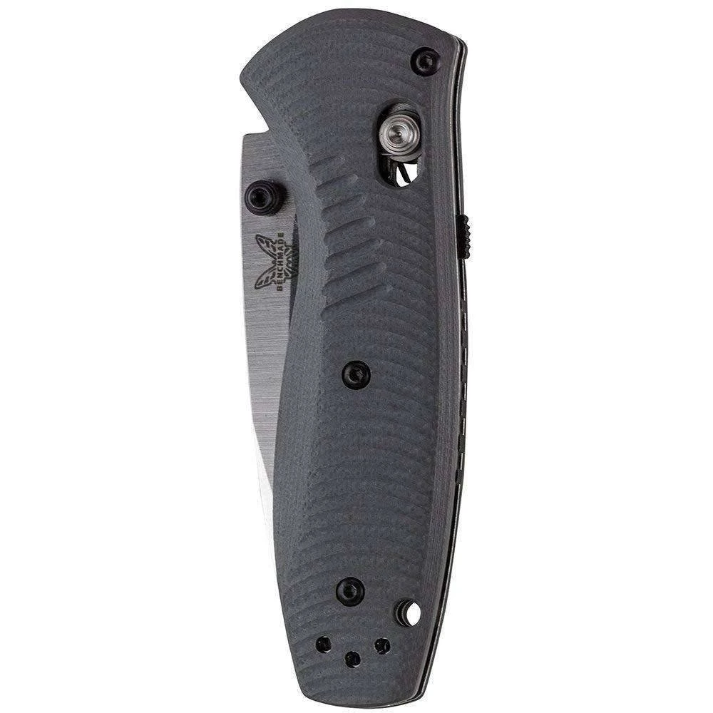 Benchmade Mini Barrage Knife Gray G-10 585-2 4 Benchmade Mini Barrage Knife Gray G-10 585-2