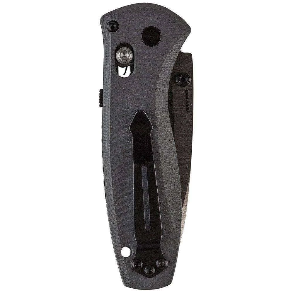 Benchmade Mini Barrage Knife Gray G-10 585-2 6 Benchmade Mini Barrage Knife Gray G-10 585-2