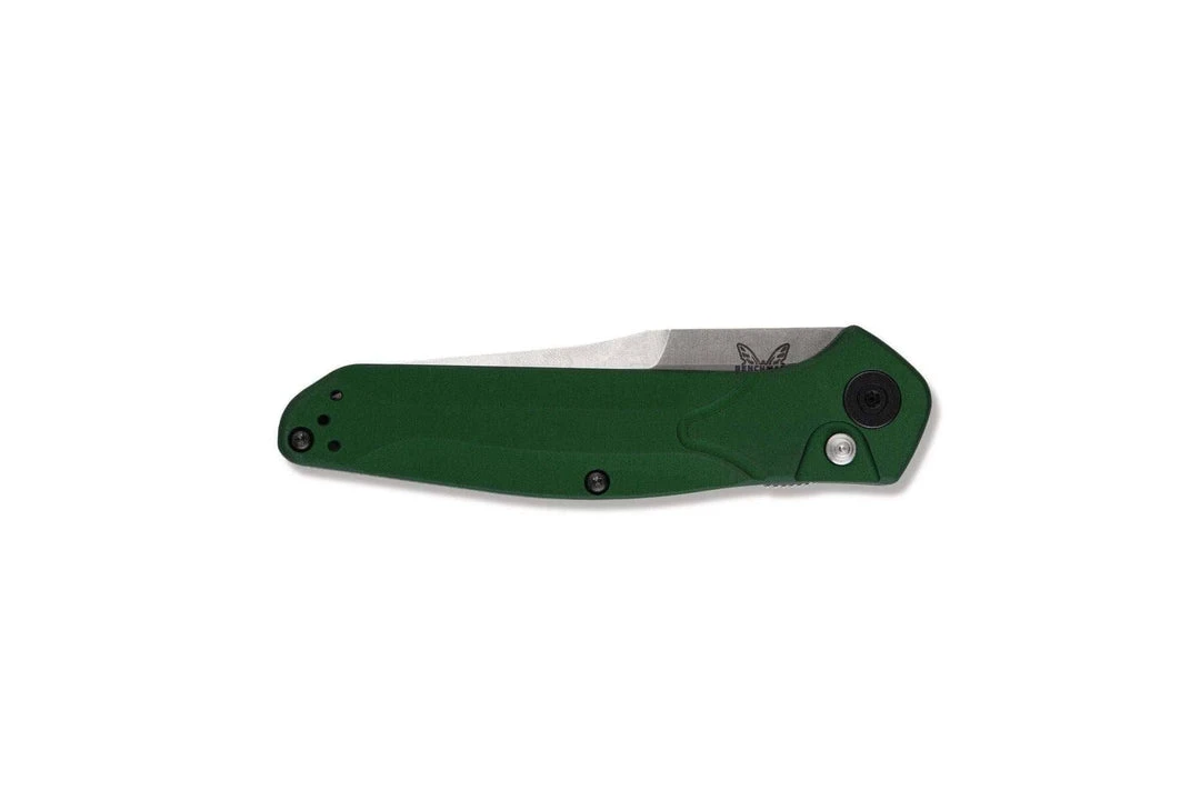 Benchmade Osborne 9400 Auto Knife Green Aluminum (3.4" Satin) 2 Benchmade Osborne 9400 Auto Knife Green Aluminum (3.4" Satin)