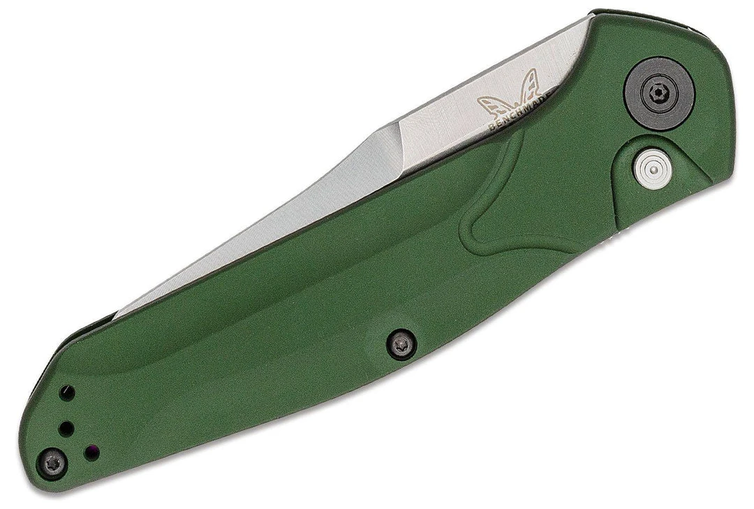 Benchmade Osborne 9400 Auto Knife Green Aluminum (3.4" Satin) 3 Benchmade Osborne 9400 Auto Knife Green Aluminum (3.4" Satin)