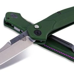 Benchmade Osborne 9400 Auto Knife Green Aluminum (3.4" Satin) 12 Benchmade Osborne 9400 Auto Knife Green Aluminum (3.4