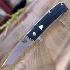 Benchmade Tengu Flipper Knife Black G-10 (2.77" Satin) 601 9 Benchmade Tengu Flipper Knife Black G-10 (2.77