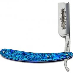 Boker 140557 Blue Shell Straight Razor 7/8" Carbon Steel