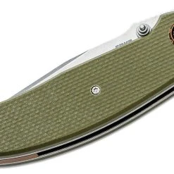 CRKT 2471 Butte Deadbolt Lock Assisted Flipper Knife 3.36" D2 Stonewashed G10 CRKT Knives