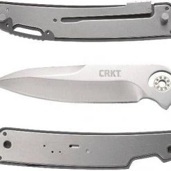CRKT Knives CRKT Bona Fide Linerlock Silver D2 Field Strip Folding Knife