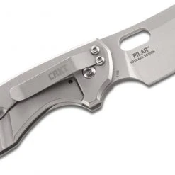 CRKT Knives CRKT Jesper Voxnaes Pilar Folding Knife 2.402" Satin Plain Blade 6 CRKT Knives CRKT Jesper Voxnaes Pilar Folding Knife 2.402