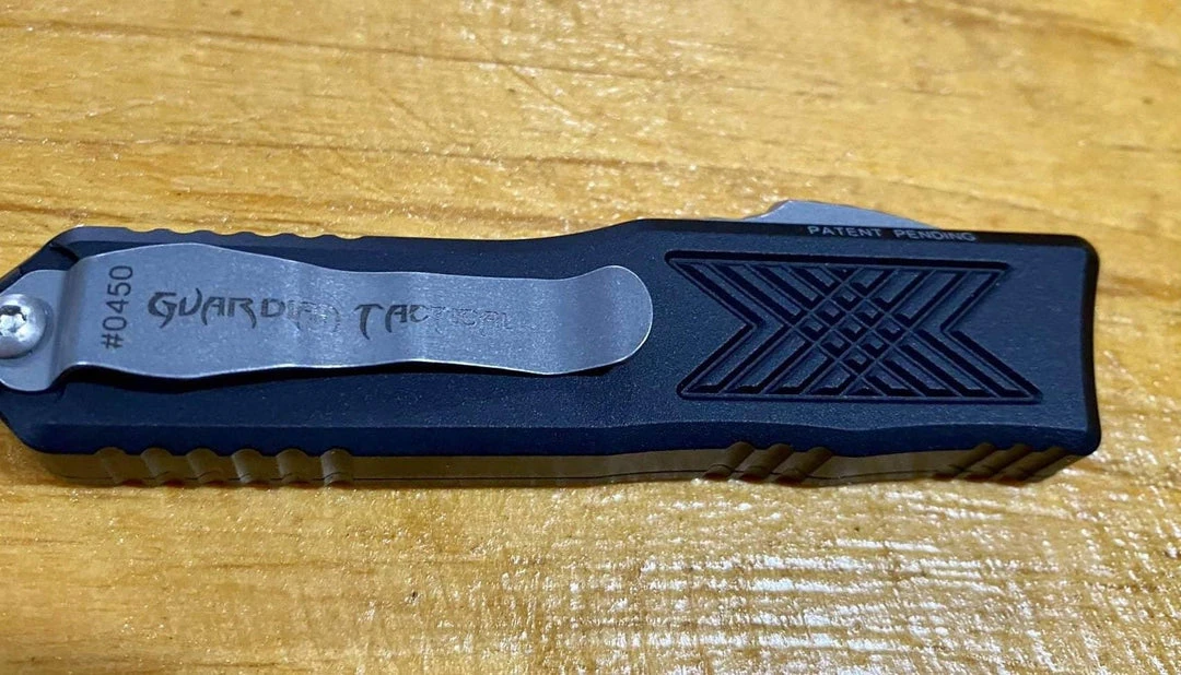 Guardian Tactical GTX-025 OTF Auto Knife (2.5" Stonewash) 12-3511 3 Guardian Tactical GTX-025 OTF Auto Knife (2.5" Stonewash) 12-3511