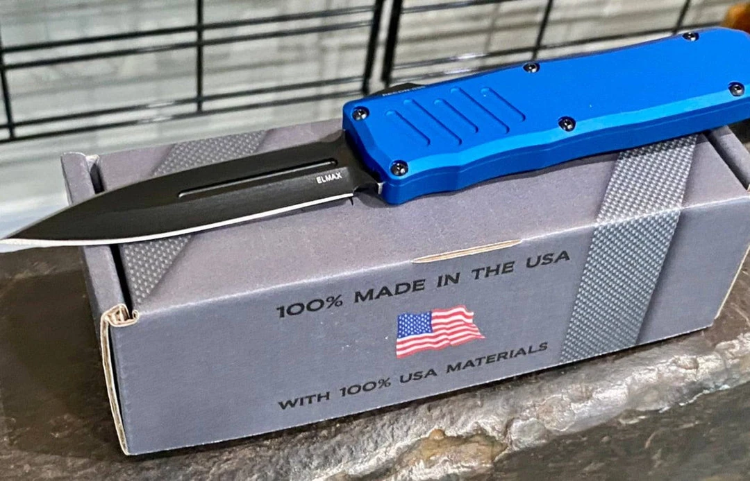 Guardian Tactical Recon-035 94131 D/E Auto Blue Black Tactical Knife (3.25") 2 Guardian Tactical Recon-035 94131 D/E Auto Blue Black Tactical Knife (3.25")