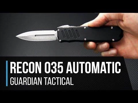 Guardian Tactical RECON-035 D/A Dagger OTF Automatic Black (3.3" SW) 93531 1 Guardian Tactical RECON-035 D/A Dagger OTF Automatic Black (3.3" SW) 93531