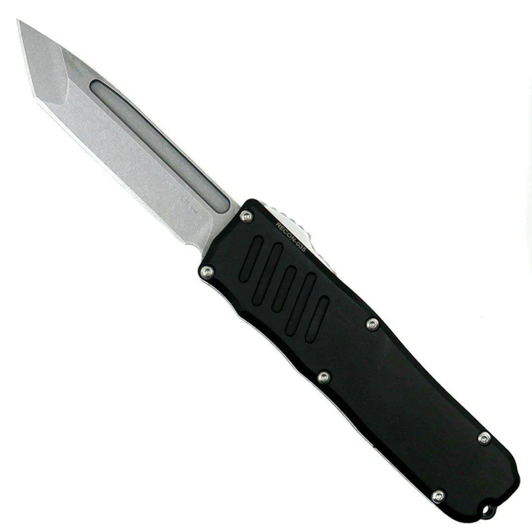 GUARDIAN TACTICAL RECON-035 TANTO OTF AUTO KNIFE BLACK / STONEWASH 93521 1 GUARDIAN TACTICAL RECON-035 TANTO OTF AUTO KNIFE BLACK / STONEWASH 93521