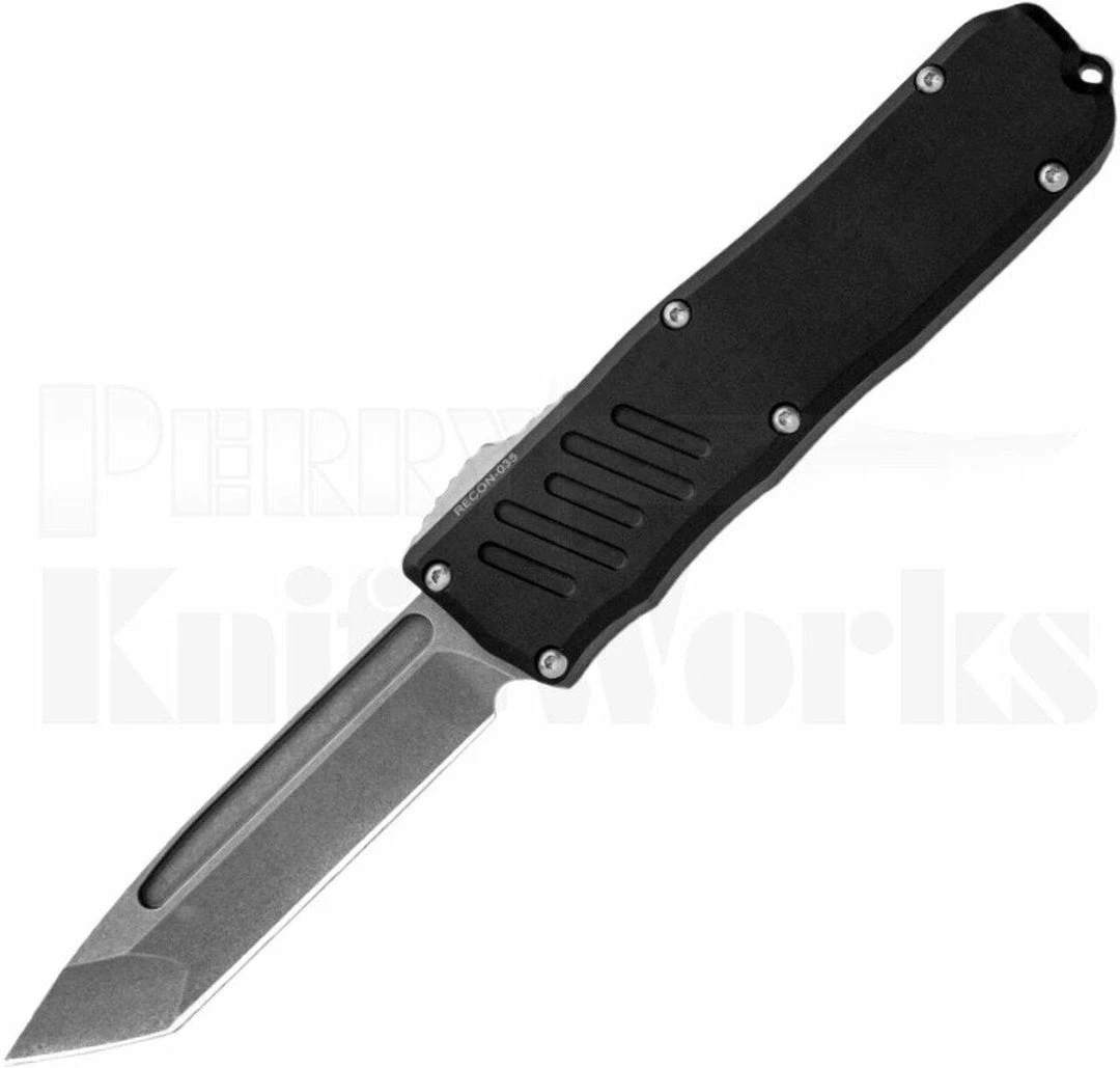 GUARDIAN TACTICAL RECON-035 TANTO OTF AUTO KNIFE BLACK / STONEWASH 93521 2 GUARDIAN TACTICAL RECON-035 TANTO OTF AUTO KNIFE BLACK / STONEWASH 93521