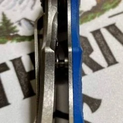 RICK HINDERER Hinderer Eklipse Harpoon Spanto Battle Blue Knife Stonewash G10