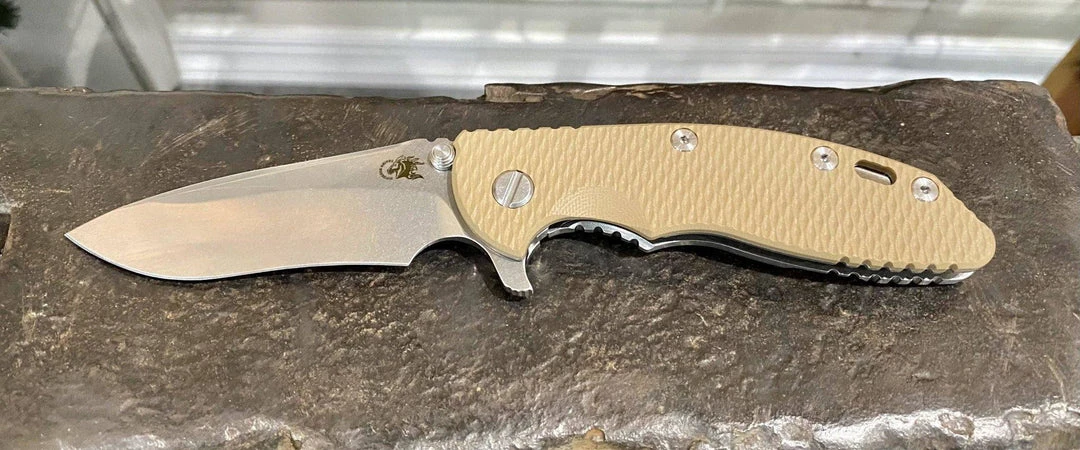 RICK HINDERER All Knife Brands Hinderer XM-18 3.5″ Recurve Stonewash FDE G10 4 RICK HINDERER All Knife Brands Hinderer XM-18 3.5″ Recurve Stonewash FDE G10