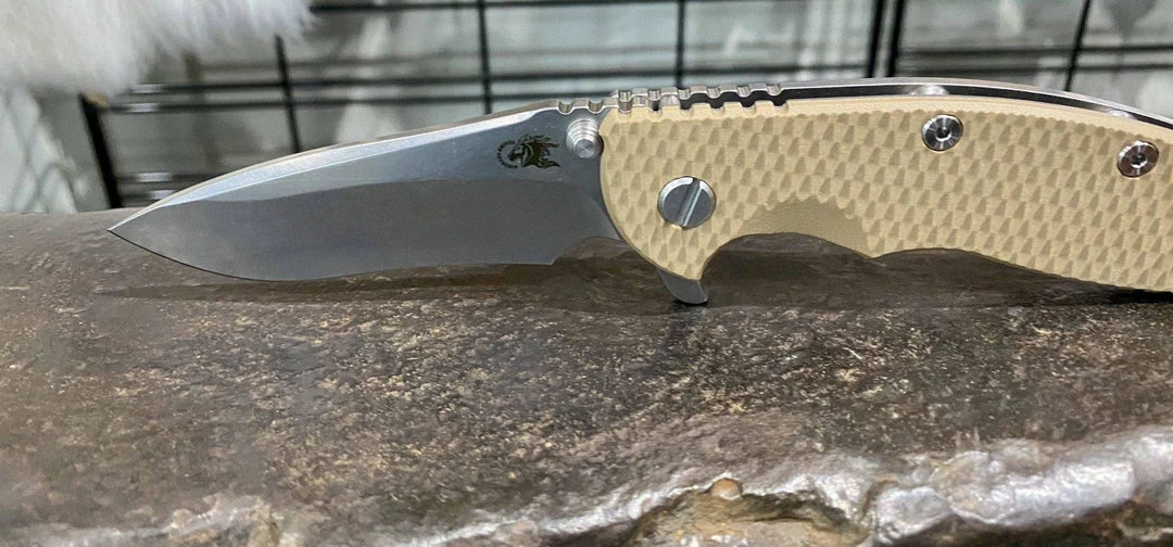 RICK HINDERER All Knife Brands Hinderer XM-18 3.5″ Recurve Stonewash FDE G10 5 RICK HINDERER All Knife Brands Hinderer XM-18 3.5″ Recurve Stonewash FDE G10
