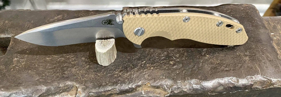 RICK HINDERER All Knife Brands Hinderer XM-18 3.5″ Recurve Stonewash FDE G10 7 RICK HINDERER All Knife Brands Hinderer XM-18 3.5″ Recurve Stonewash FDE G10