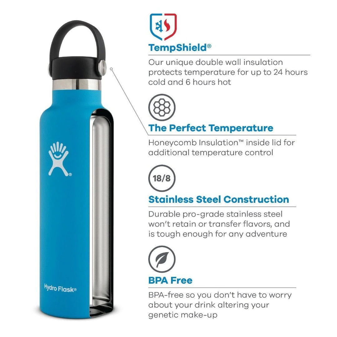 Water Filtration Hydro Flask 18 Oz Standard Mouth Bottle (Rain) 2 Water Filtration Hydro Flask 18 Oz Standard Mouth Bottle (Rain)