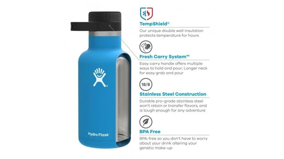 Hydro Flask Beer Growler - Stainless Steel - 64 Oz, Stone Water Filtration 3 Hydro Flask Beer Growler - Stainless Steel - 64 Oz, Stone Water Filtration