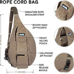Kavu Gear KAVU Rope Cord Bag Sling Crossbody Corduroy Backpack