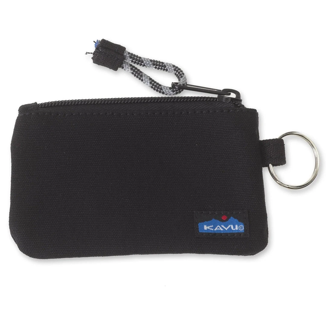 KAVU Stirling Double Sided Slim Cotton Canvas Zip Wallet 2 KAVU Stirling Double Sided Slim Cotton Canvas Zip Wallet