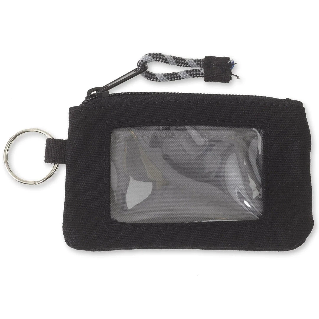 KAVU Stirling Double Sided Slim Cotton Canvas Zip Wallet 3 KAVU Stirling Double Sided Slim Cotton Canvas Zip Wallet