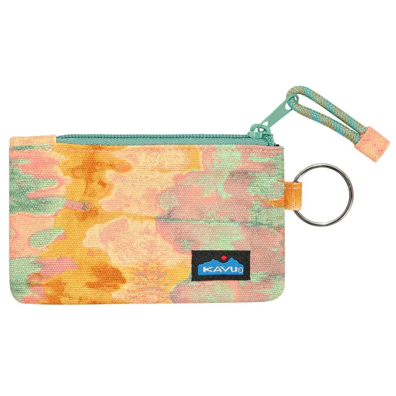 KAVU Stirling Double Sided Slim Cotton Canvas Zip Wallet 4 KAVU Stirling Double Sided Slim Cotton Canvas Zip Wallet