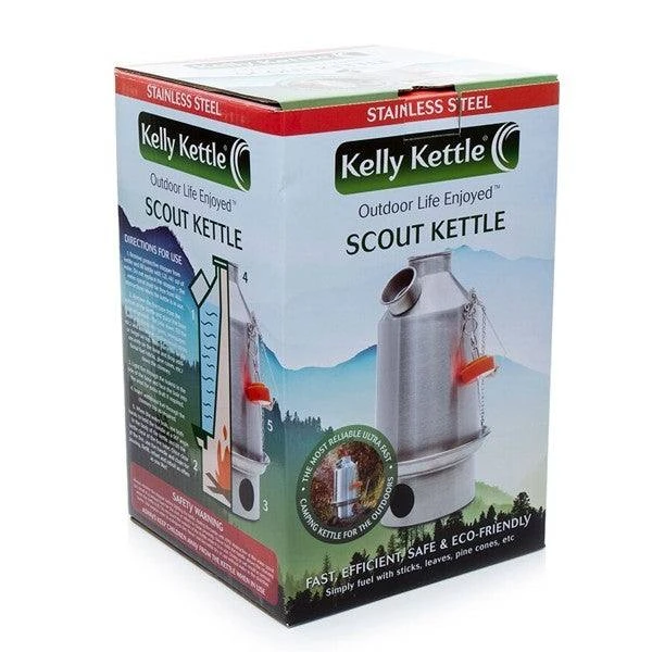 Water Filtration Kelly Kettle Scout Kettle 1.2L Stainless 50113 (Latest Model) 10 Water Filtration Kelly Kettle Scout Kettle 1.2L Stainless 50113 (Latest Model)