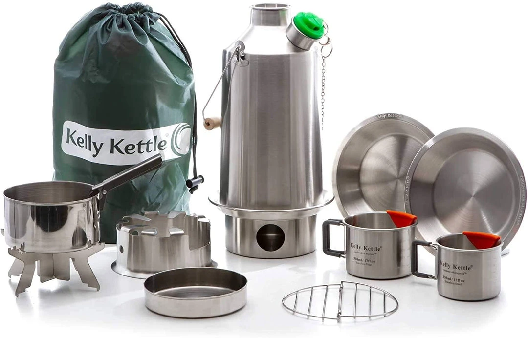 Water Filtration Kelly Kettle Ultimate Base Camp Kit 54 Oz Large Stainless Camp Kettle W/ Stove For Fishing, Hunting, Hiking 1 Water Filtration Kelly Kettle Ultimate Base Camp Kit 54 Oz Large Stainless Camp Kettle W/ Stove For Fishing, Hunting, Hiking