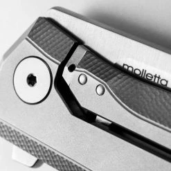 LionSteel MT01 CVG Myto Knife 3.27" M390, Green Micarta LionSteel Knives