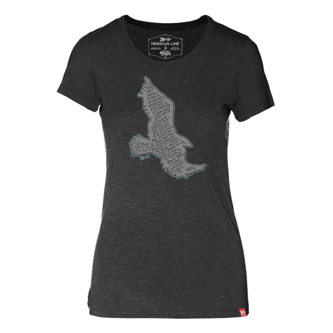 Meridian Line Thrasher Bird Women's T-Shirt Meridian Line Clothing 2 Meridian Line Thrasher Bird Women's T-Shirt Meridian Line Clothing