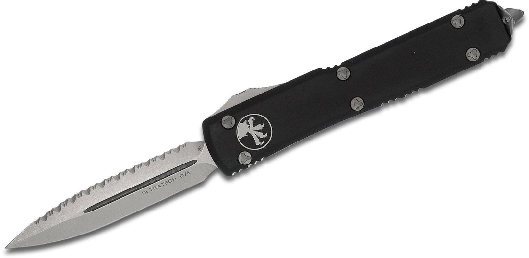 Microtech 122-12 Ultratech Auto Stonewashed Plain/Full Serrated D/E 1 Microtech 122-12 Ultratech Auto Stonewashed Plain/Full Serrated D/E