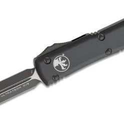 Microtech 122-1T Ultratech D/E - Black Handle - Black Blade