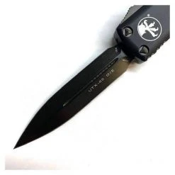 Microtech 232-1DLCT UTX-85 D/E (Black Handle - Black DLC Blade) All Knife Brands