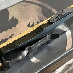 All Knife Brands Microtech 238-1GTTAS Troodon Mini 1.99" D/E SS Tan G10 OTF Auto Knife 7 All Knife Brands Microtech 238-1GTTAS Troodon Mini 1.99